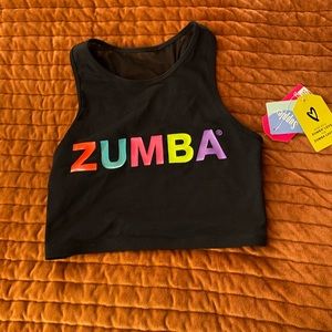 Bright Bold Zumba Crop Tank